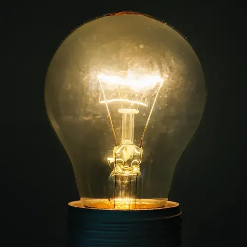 Light bulb symbolizing intellectual property audits